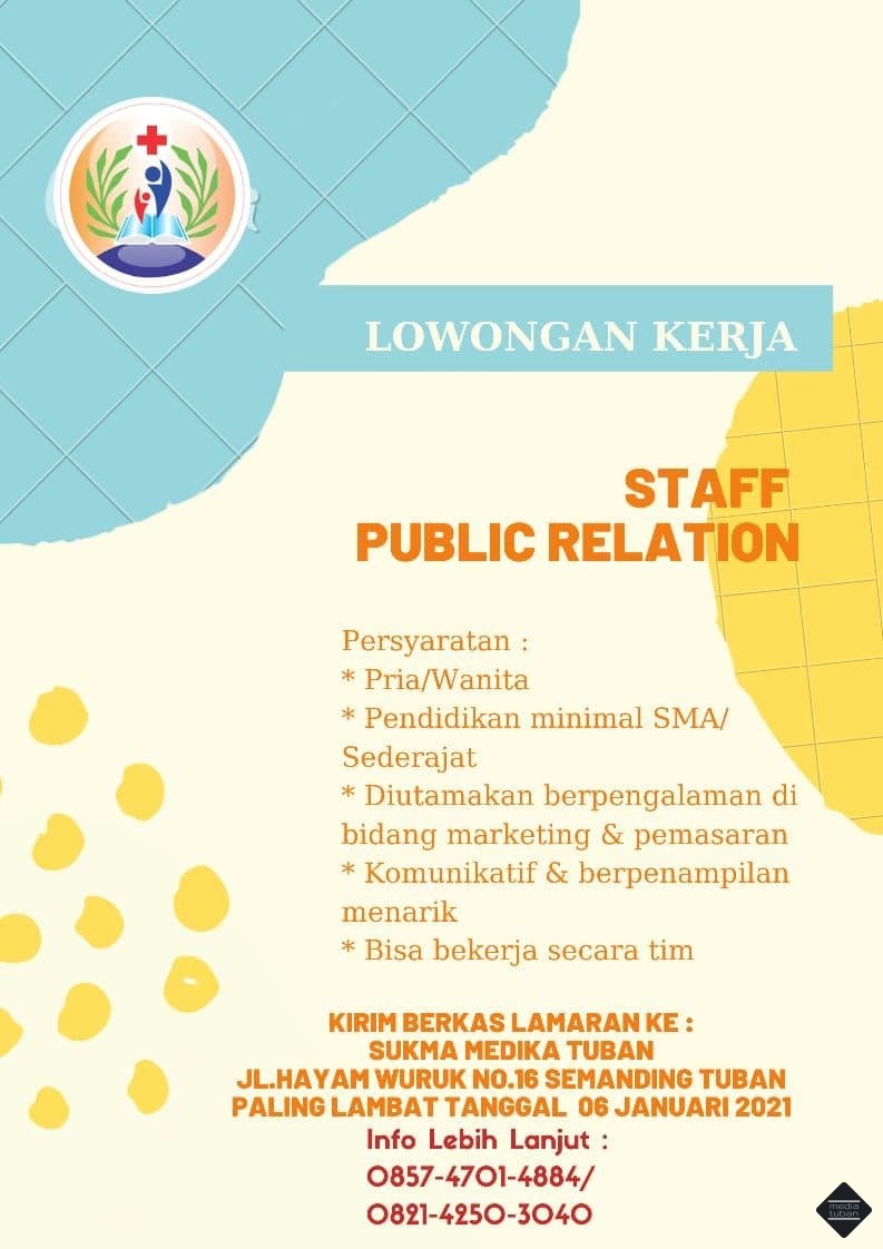 Staff dan Public Relation SUKMA MEDIKA TUBAN