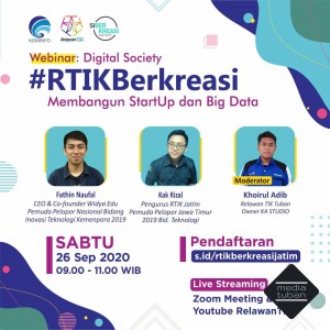 WEBINAR DIGITAL SOCIETY Membangun StartUp dan Bigdata
