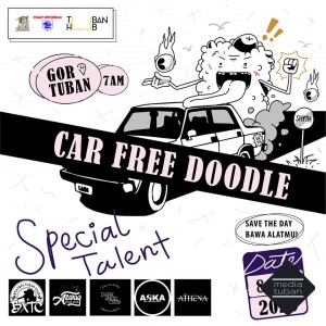 Car Free Doodle bersama TuDart